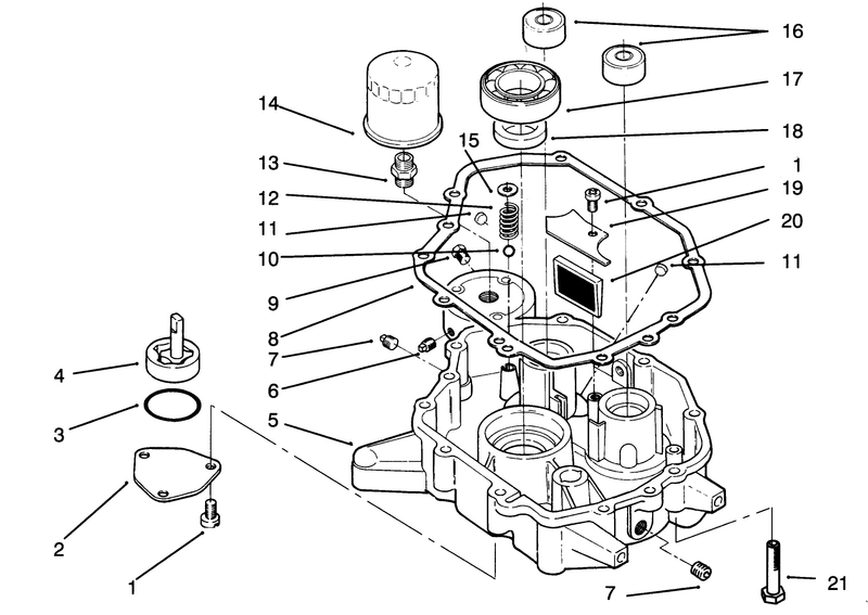 Oil Base and Pump Assembly