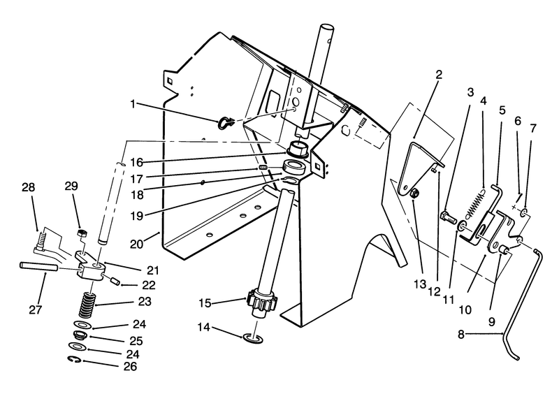 Steering Shaft And Indicator Assembly