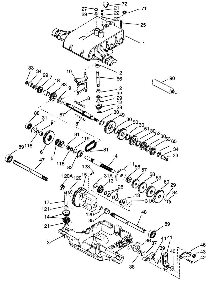 Transaxle Peerless Model No 801 062