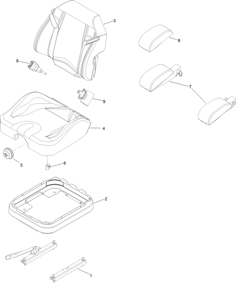 Seat Assembly No 140 8003