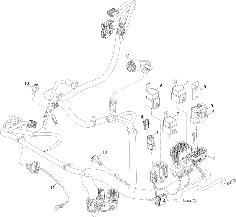 Wire Harness Assembly No 126 7352