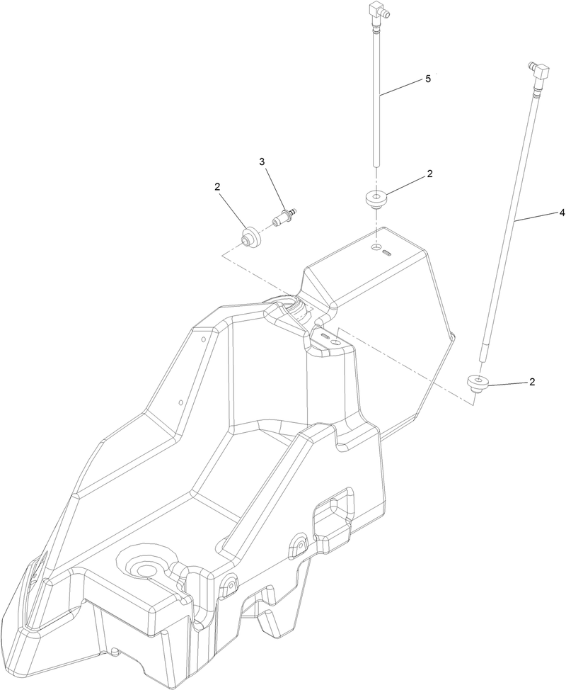 RH Fuel Tank Assembly No 126 8651