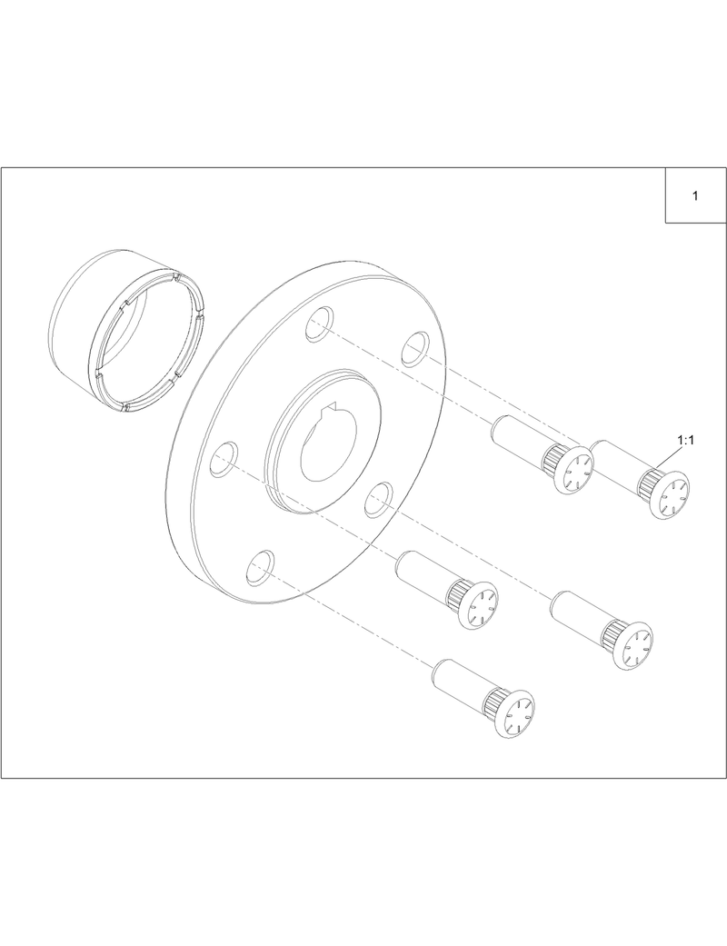 5 Stud Wheel Hub Kit Assembly No 135 5333