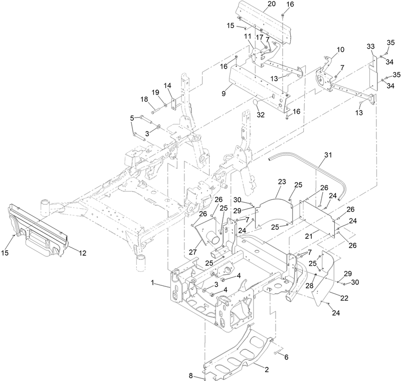 Rear Frame Assembly