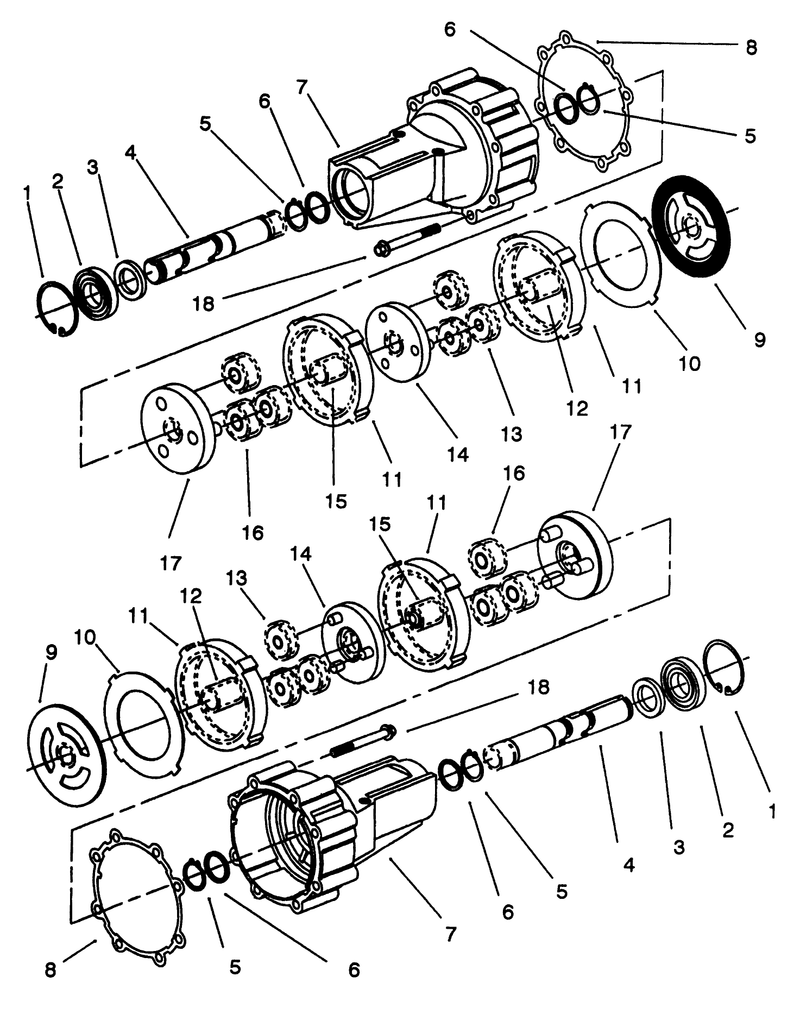 Transmission Eaton Model 751 045