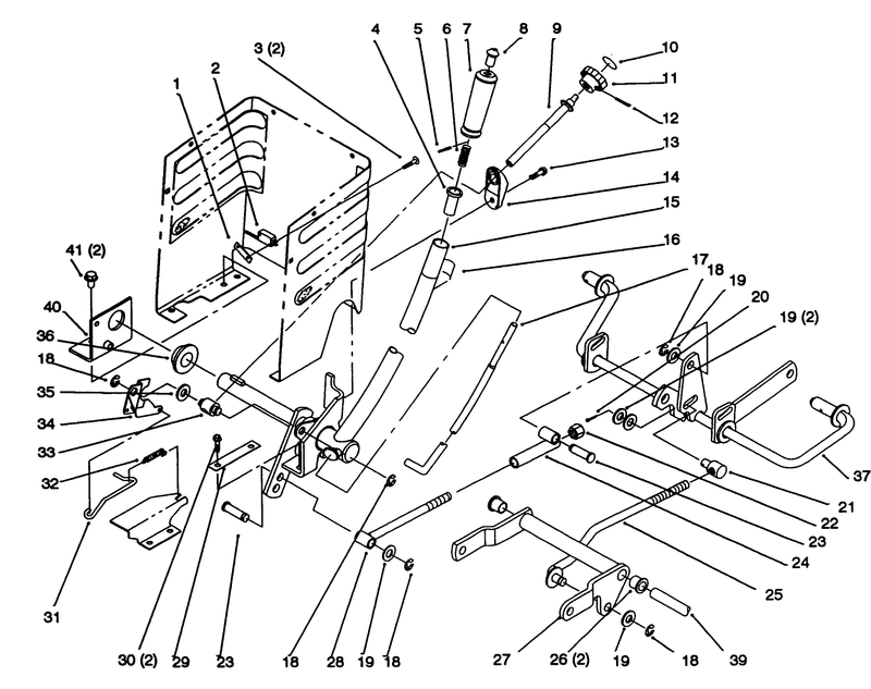 Lift Lever And Height Of Cut