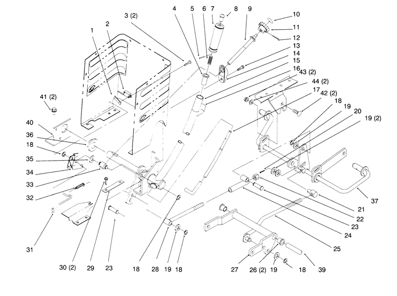 Lift Lever And Height Of Cut
