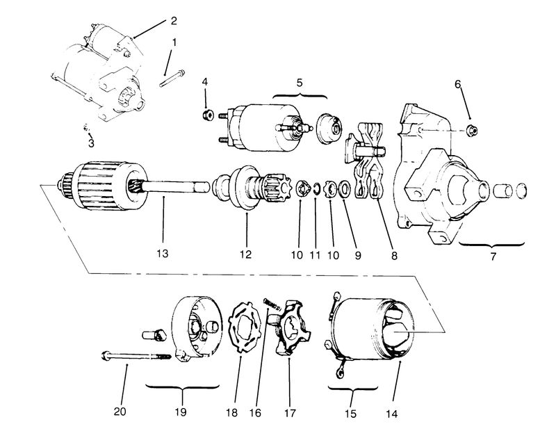 Starting System Kohler Engine Cv16s Ps61514