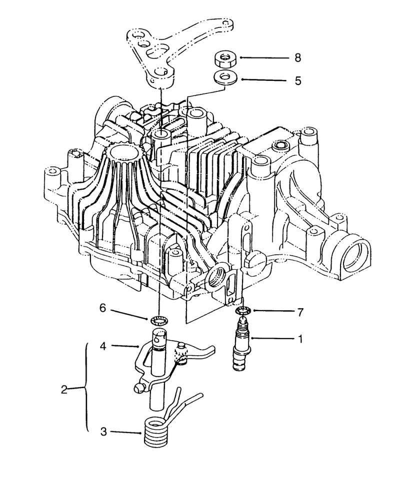N Centering Tuff Torq Transmission K61 toro