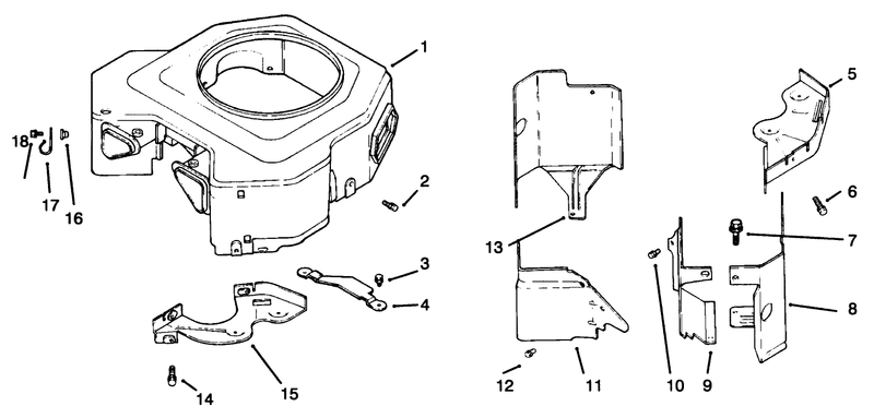 Blower Housing and Baffles