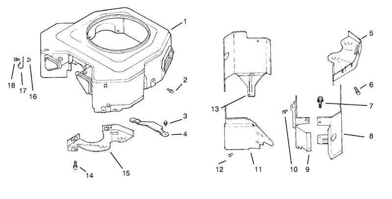 Blower Housing and Baffles