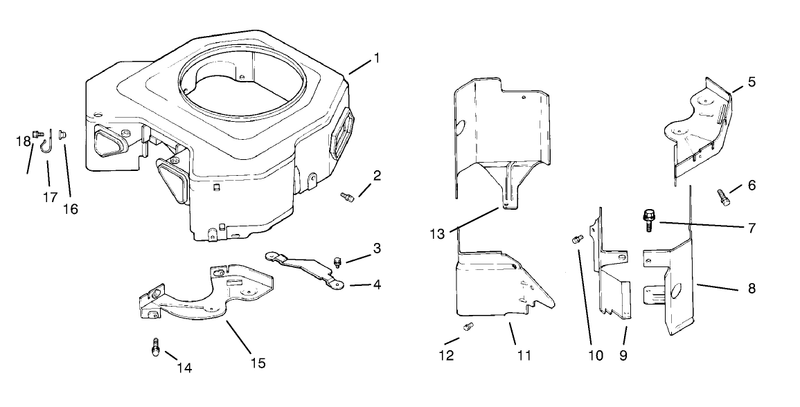 Blower Housing and Baffles