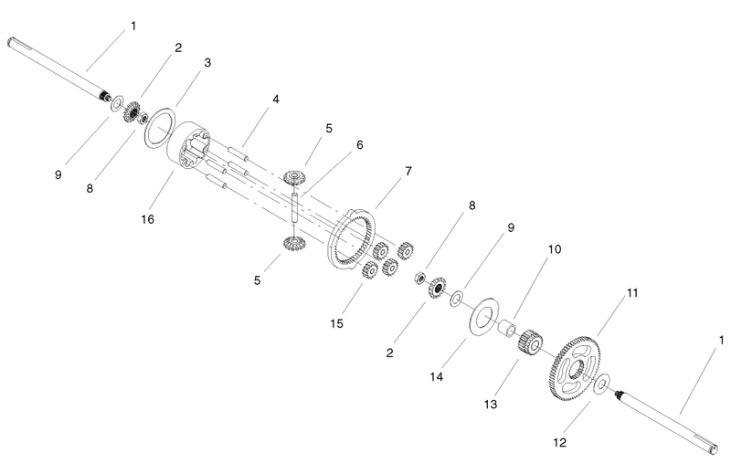 Differential Gear Assembly