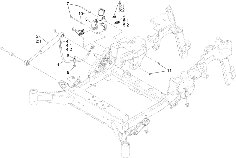Hydraulic Lift and Fold Assembly