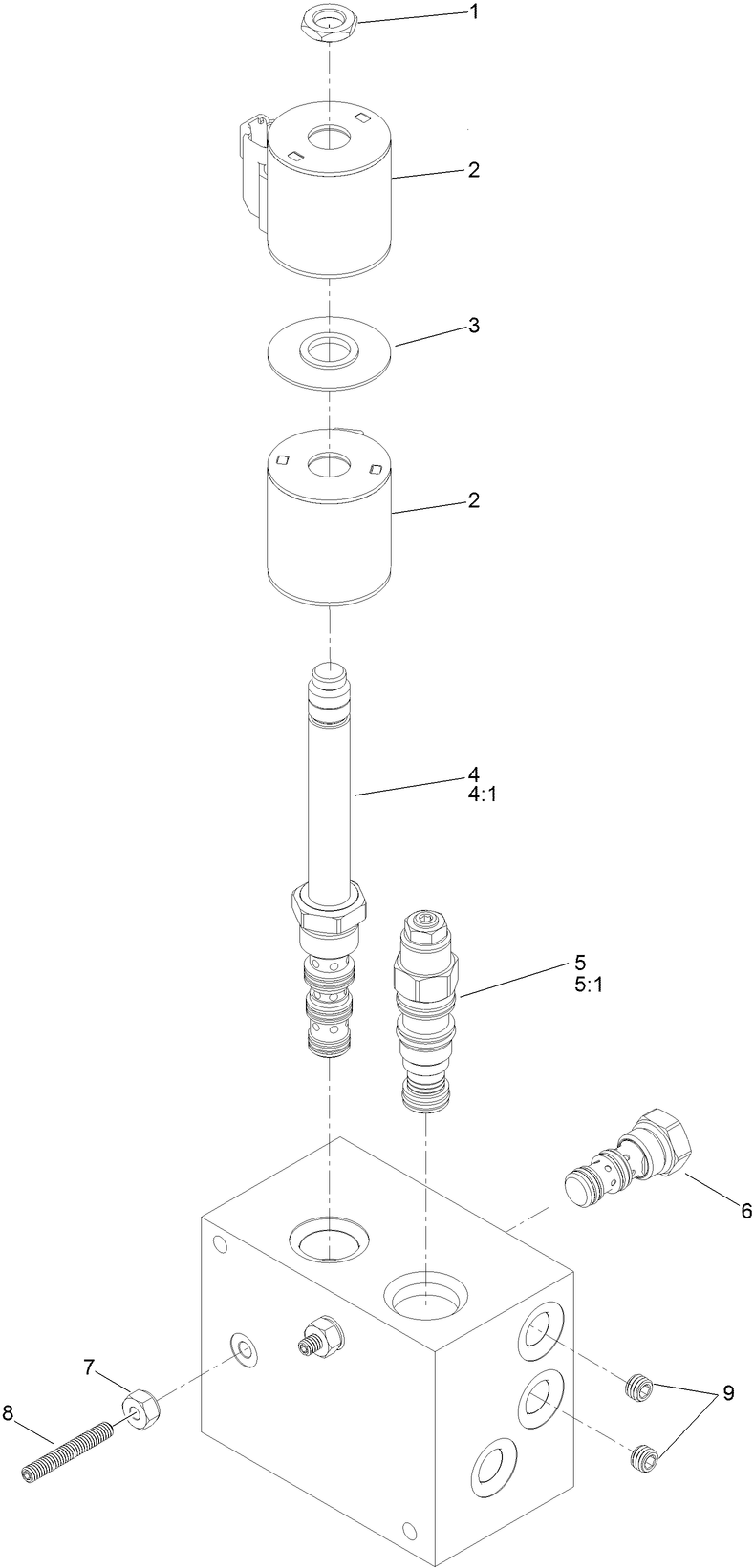 Lift and Hold Manifold Assembly No 135 4560