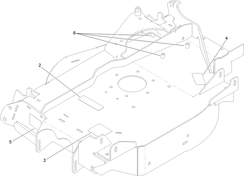 LH Wing Deck WDecals Assembly No 140 0982