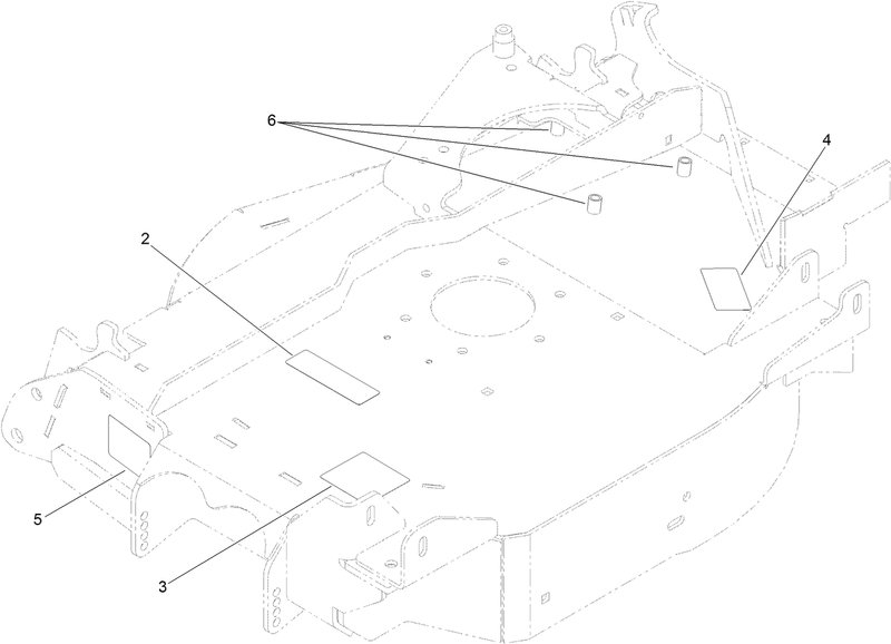 LH Wing Deck WDecals Assembly No 142 5475