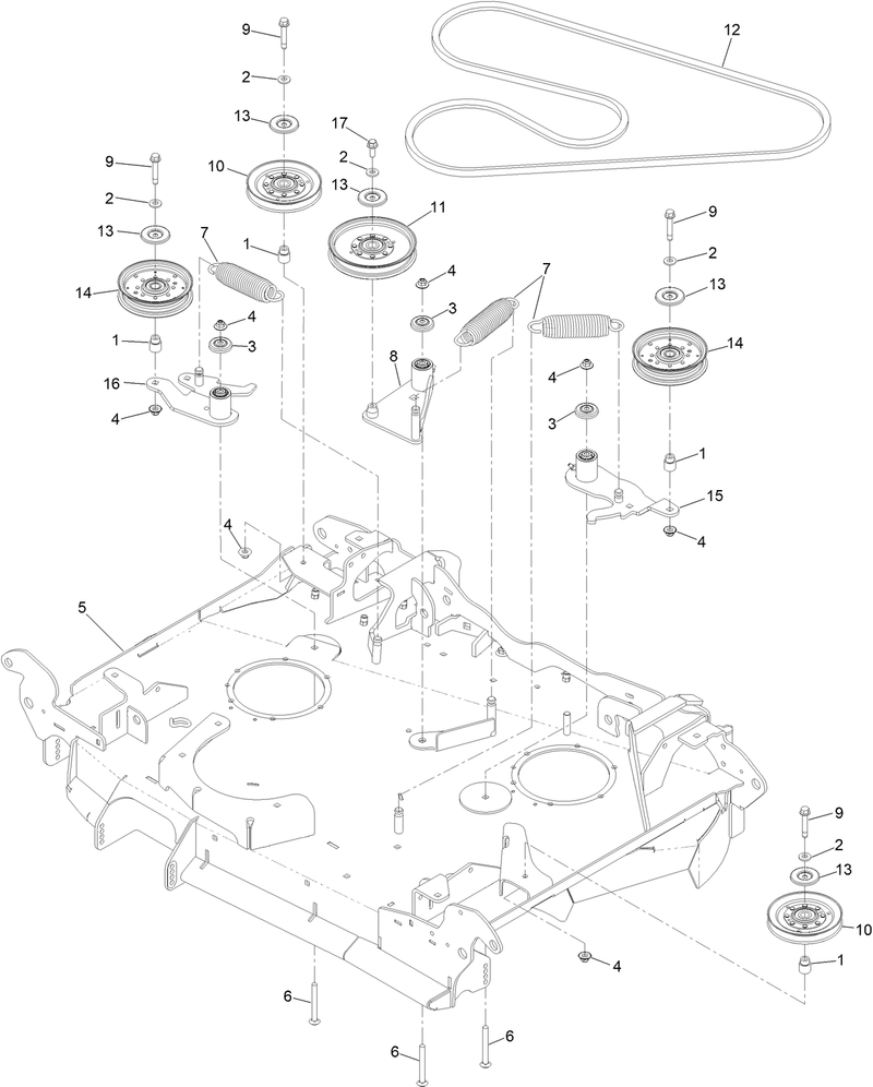 Center Deck Assembly