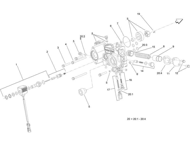 Charge Pump Housing Assembly Transmission Assembly