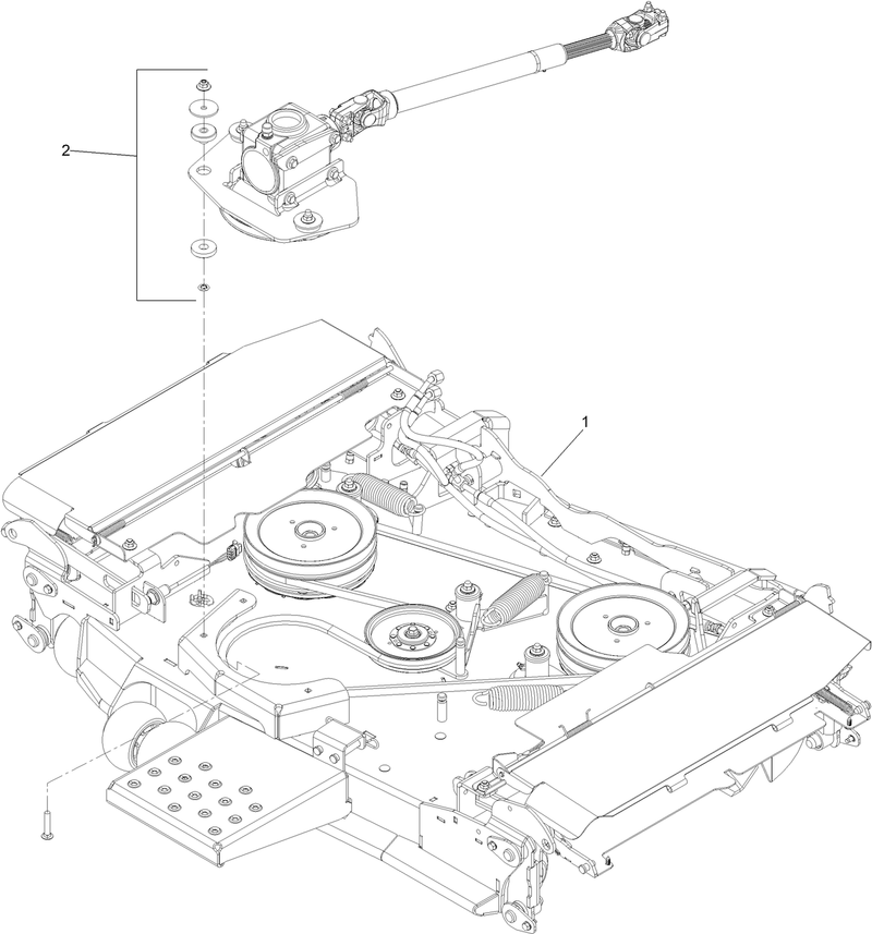 Deck and Gearbox Assembly