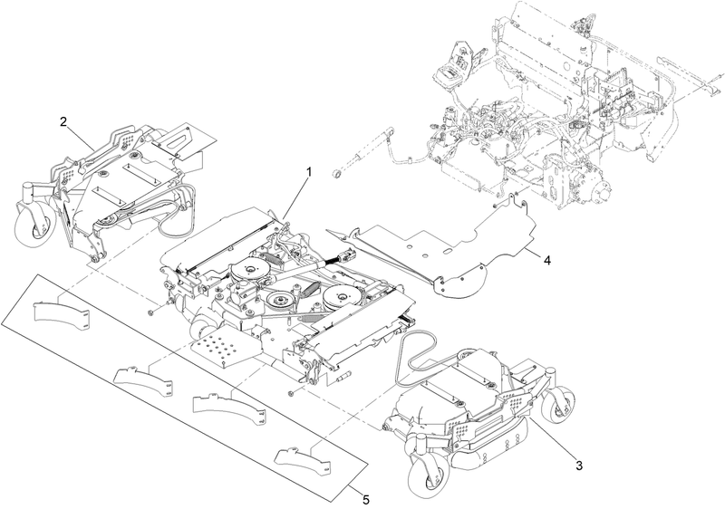 Deck Discharge Tunnel and Mulch Kit Assembly