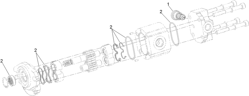 Hydraulic Gear Pump Assembly No 112 9542