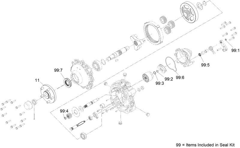 RH Hydraulic Motor Assembly No 126 8133