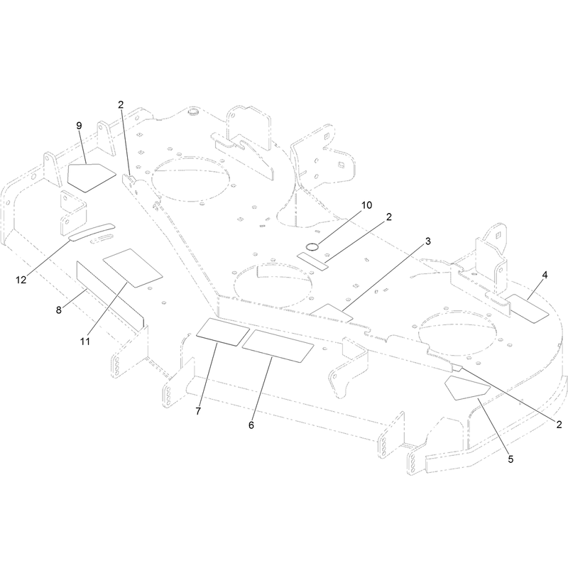 Deck Decal Assembly No. 114-5810