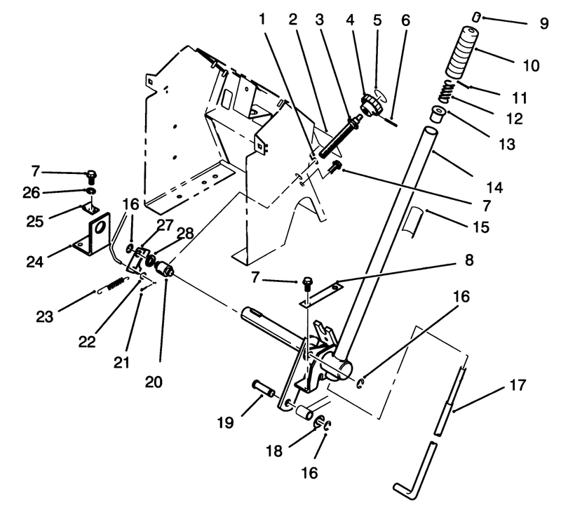 Lift Bar Linkage Assembly
