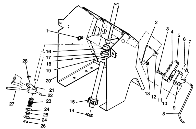 Steering Shaft And Indicator Assembly