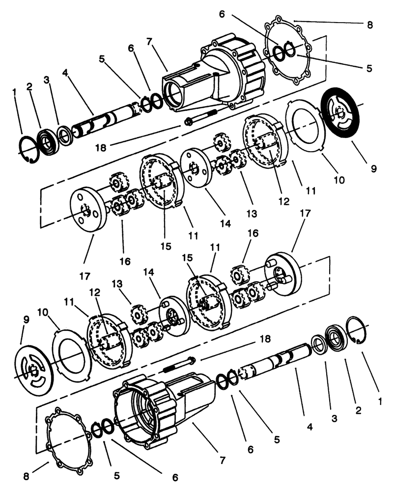 Transmission Eaton Model 751 045