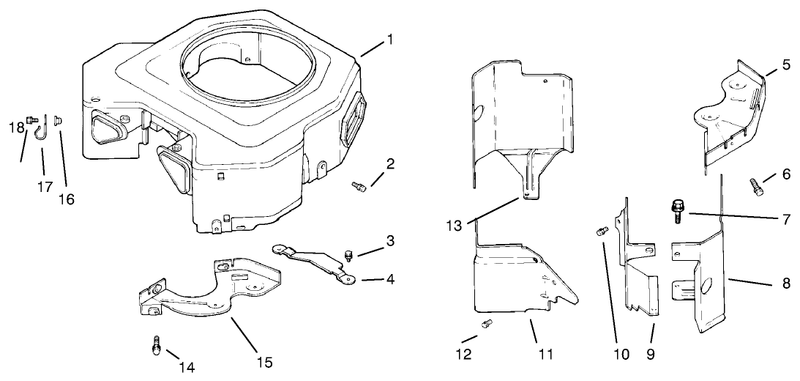 Blower Housing and Baffles