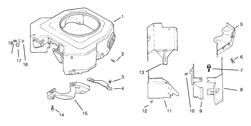 Blower Housing and Baffles