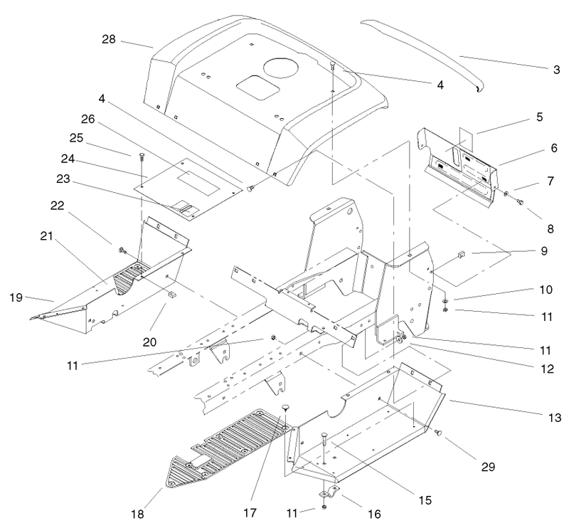 Fender and Footrest Assembly