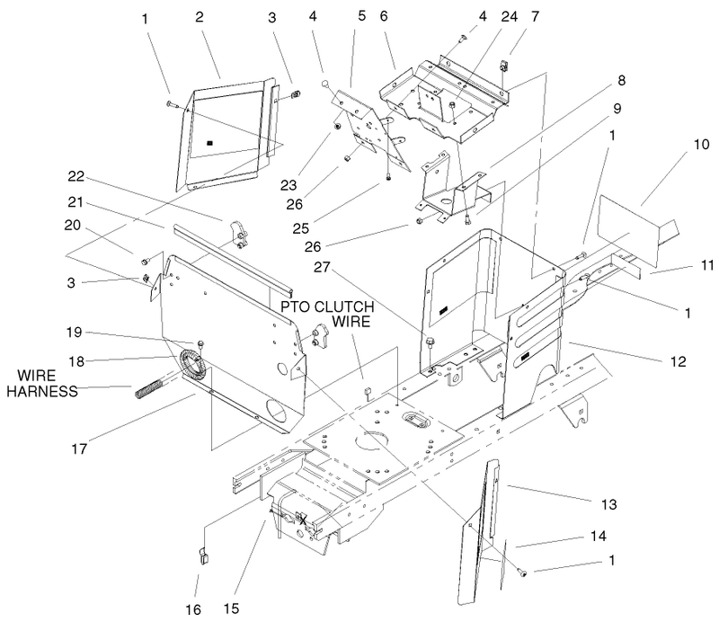 Hoodstand and Firewall Assembly