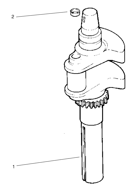 Group 1 Crankshaft Assembly Kohler Model No CV18S 61529