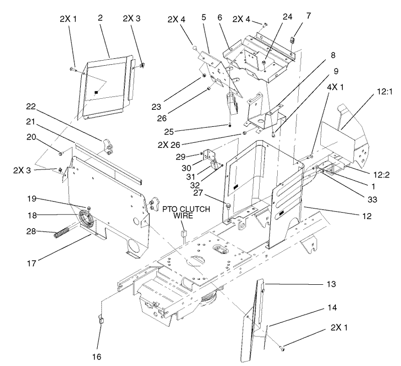Hoodstand and Firewall Assembly