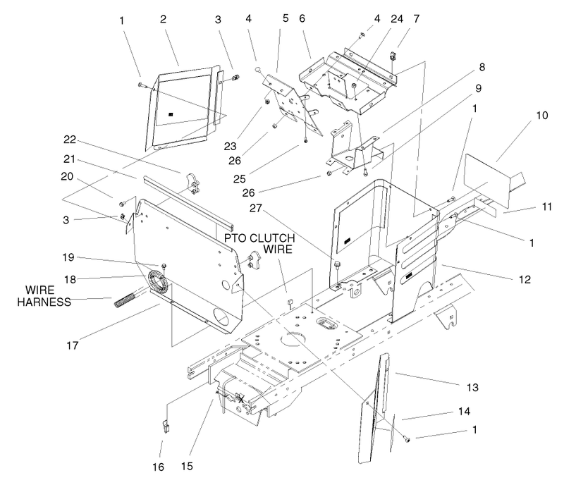 Hoodstand and Firewall Assembly