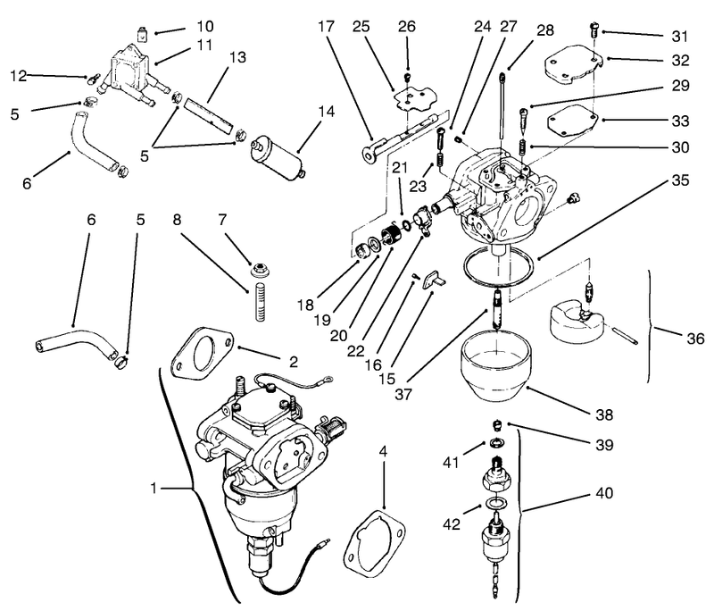 Fuel System Kohler Cv20s Ps65531 And Ps65532