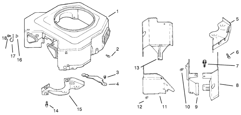 Blower Housing and Baffles
