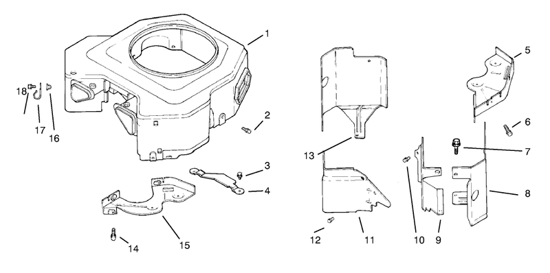 Blower Housing and Baffles