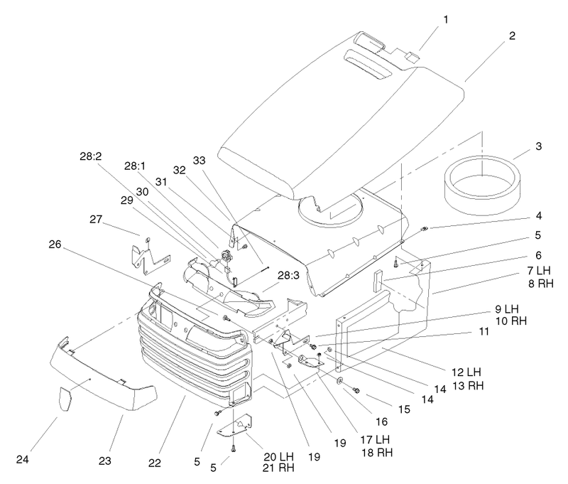 Hood and Grill Assembly