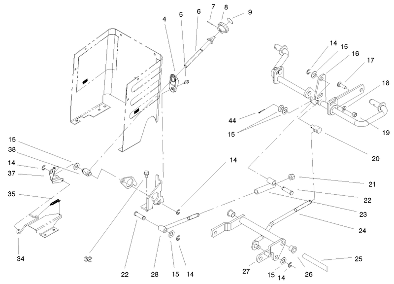 Lift Lever And Hoc Assembly