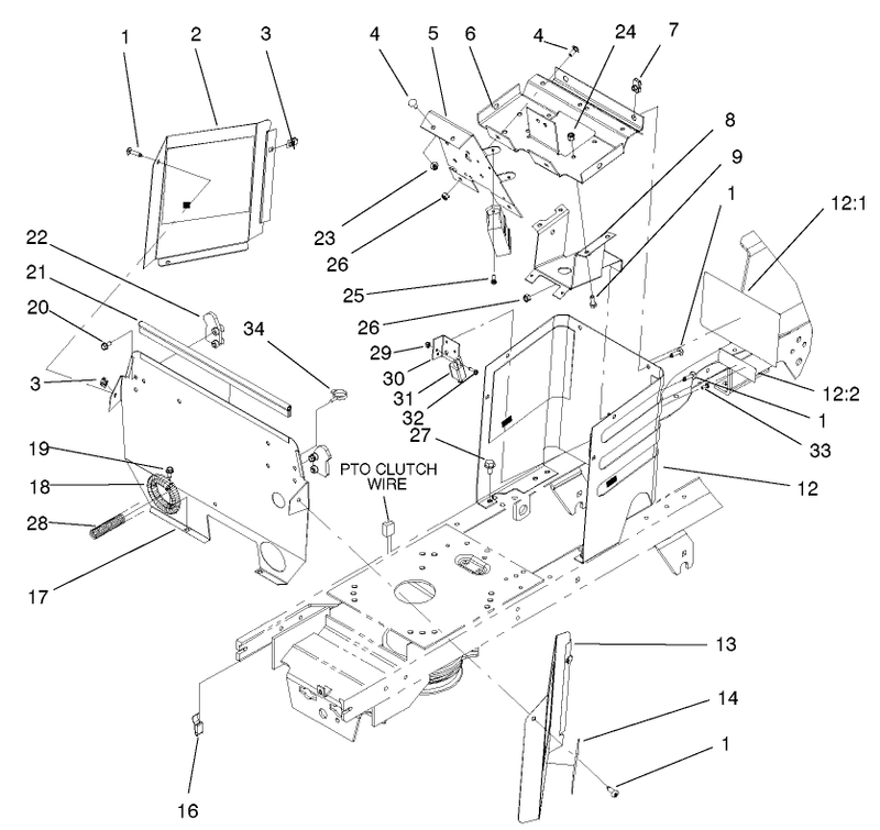 Hoodstand And Firewall Assembly
