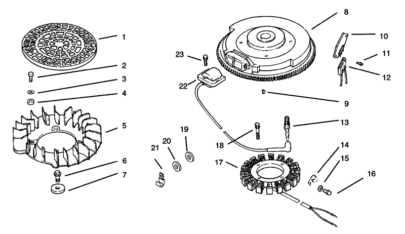 Group 5 IgnitionElectrical Assembly Kohler Model No CV20S 65531 and CV20S 65532