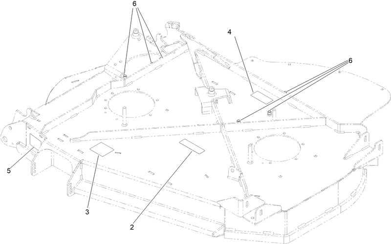 LH Wing Deck Decal Assembly No 146 3909