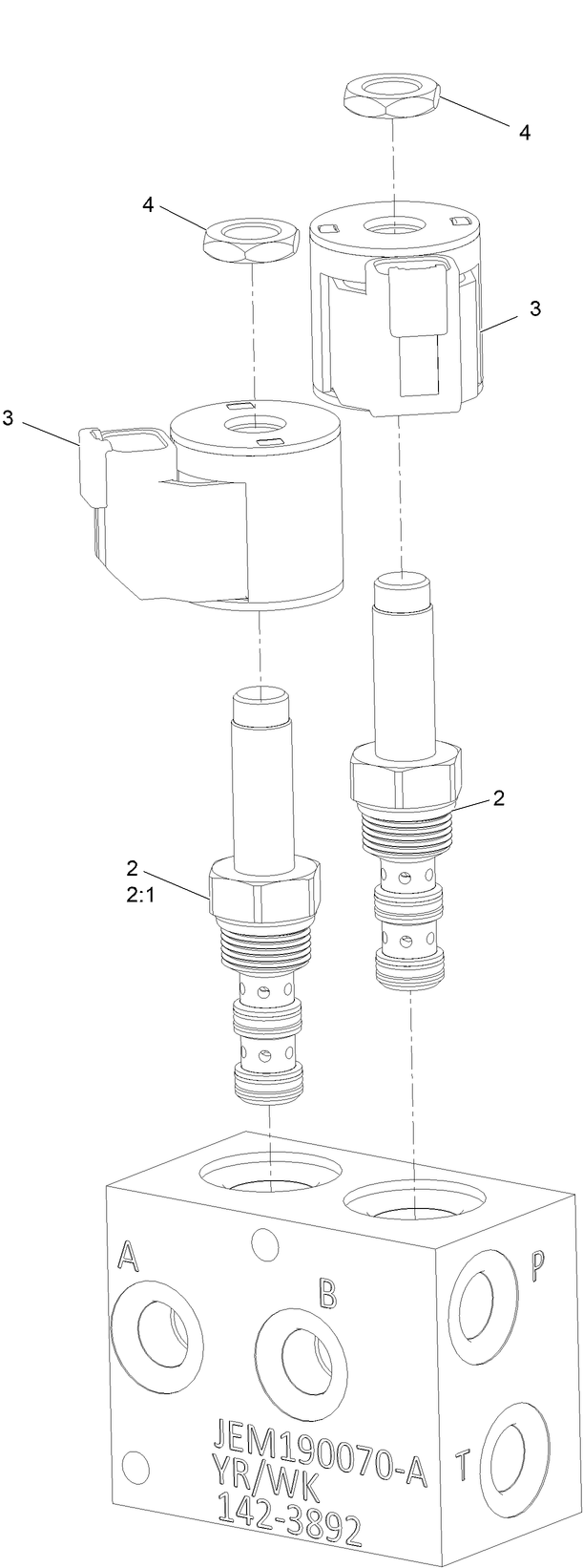 Hydraulic Valve Assembly No 142 3892