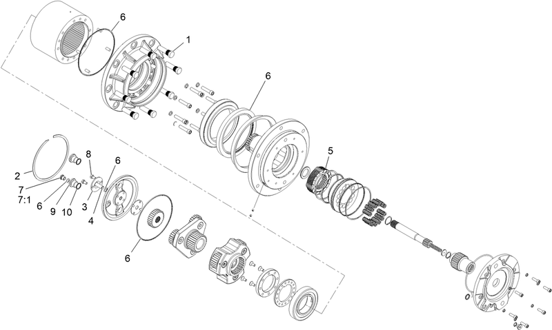 Planetary Assembly No 142 5548
