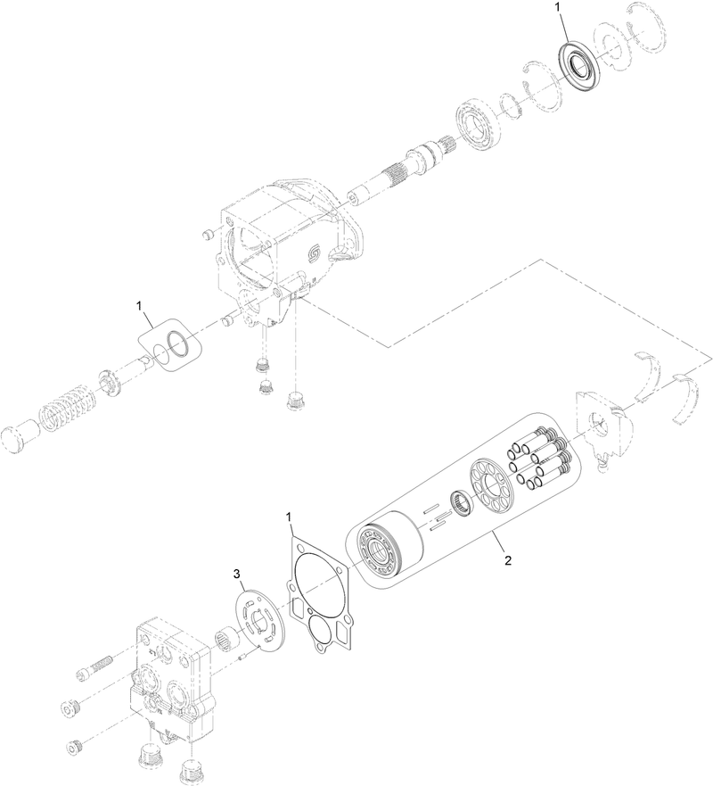 Hydraulic Motor Assembly No 142 5691