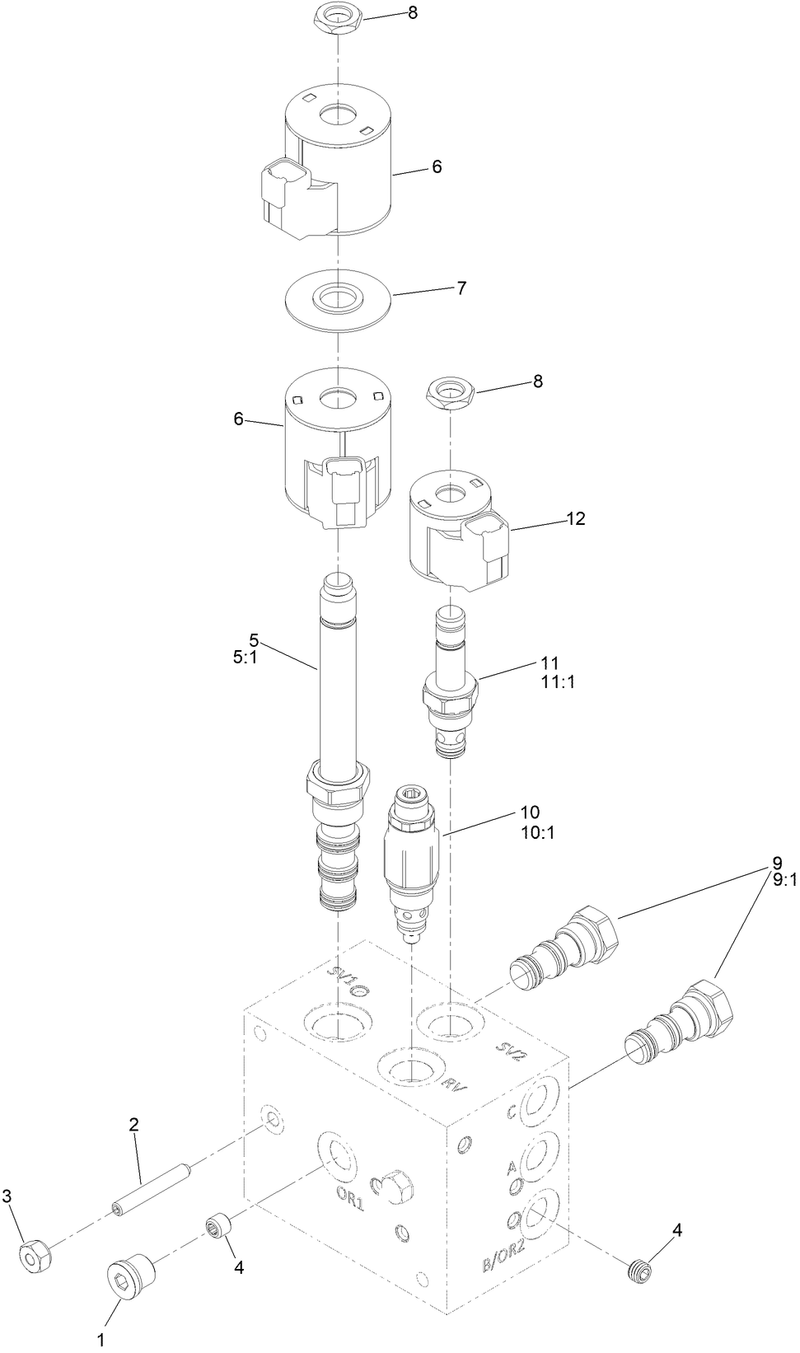 Lift and Fold Valve Assembly No 142 8862
